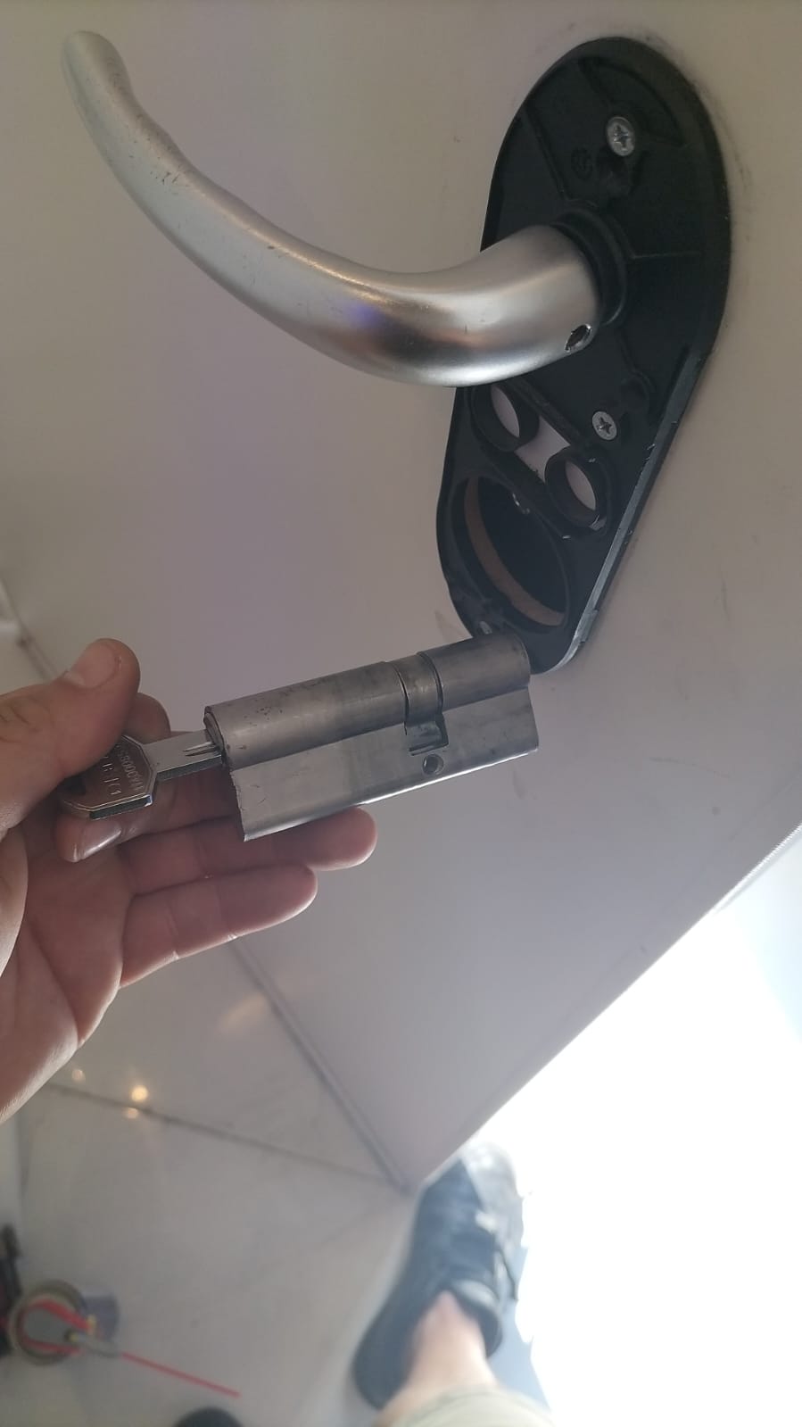 Cambio de bombín de seguridad